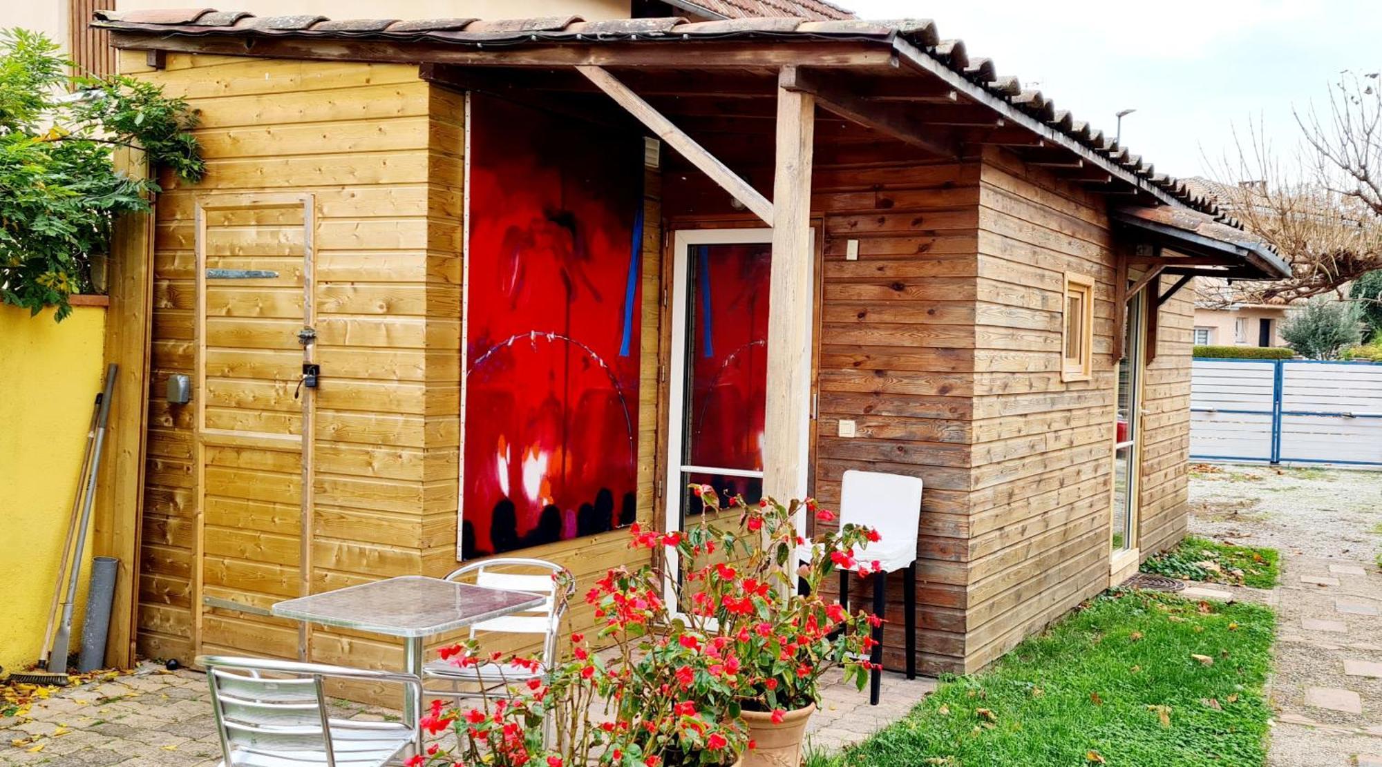 Cabane Cote Jardin Toulouse Exteriör bild